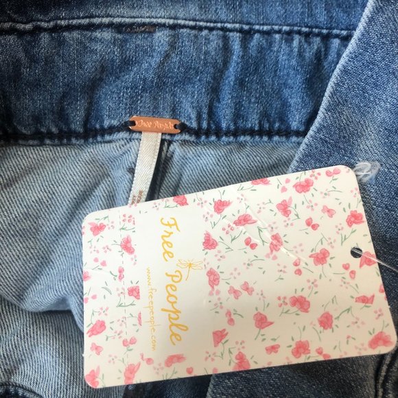 Free People Splendor in the Grass Denim Skirt - Picture 5 of 5